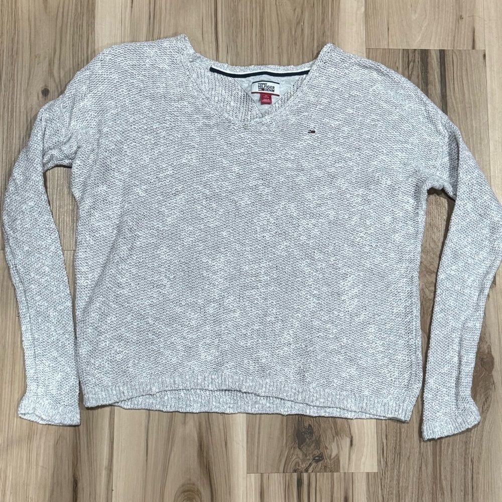 Tommy Hilfiger Jeans Knit Lightweight Grey Top Women’s XS